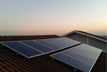 Projeto da Ensolar, gerando energia solar fotovoltaica em telhado residencial
