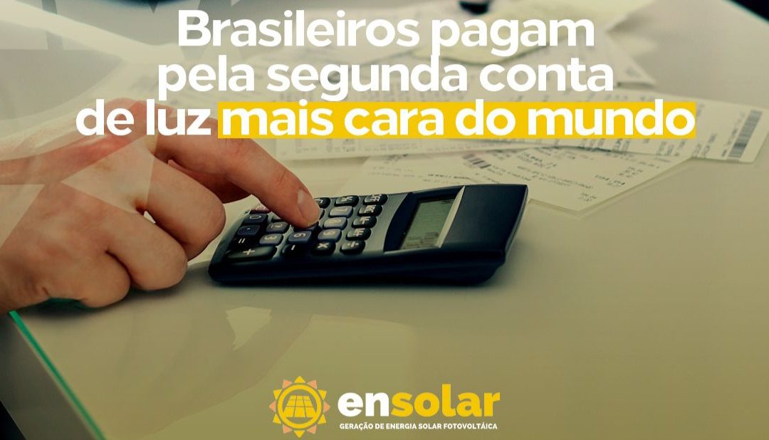 Brasileiros pagam pela segunda conta de luz mais cara do mundo
